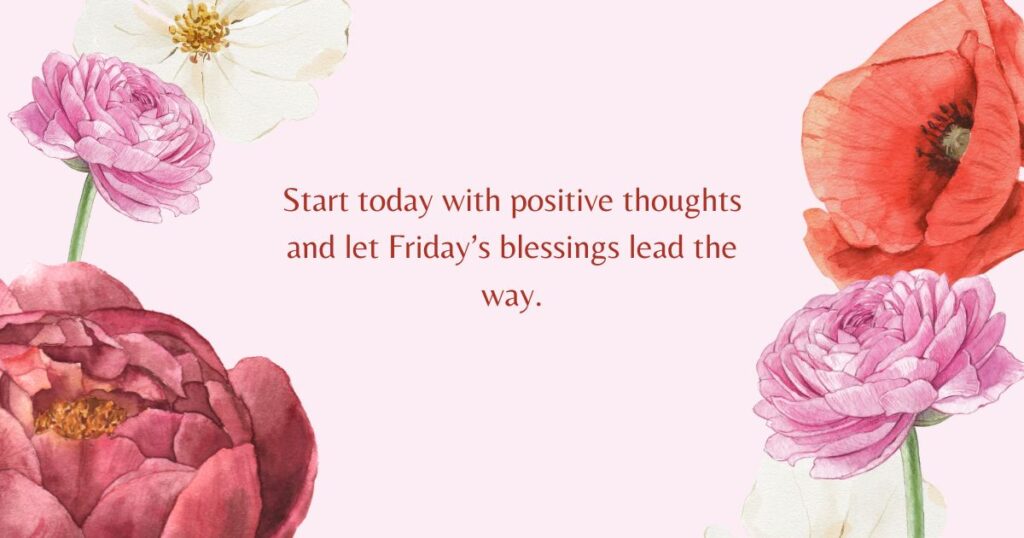 Motivational Friday Blessings