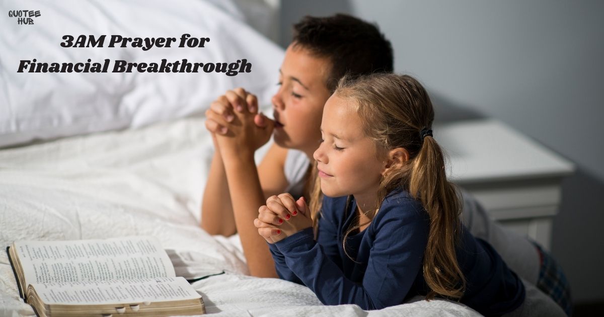 3AM Prayer for Financial Breakthrough