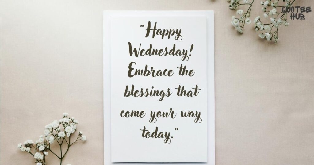 Wednesday Blessings