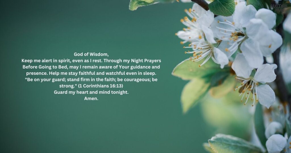 Night Prayers Before Going to Bed 