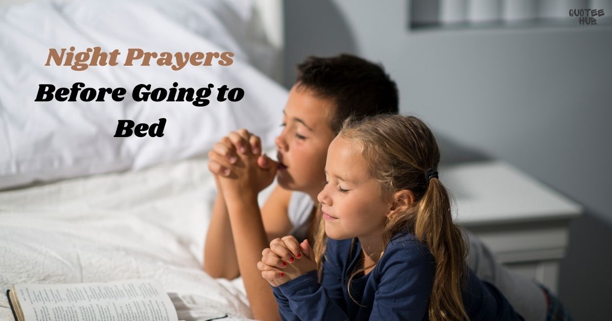 Night Prayers Before Going to Bed