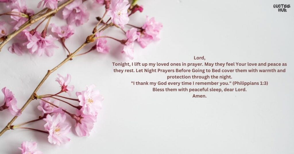 Prayer for Loved Ones