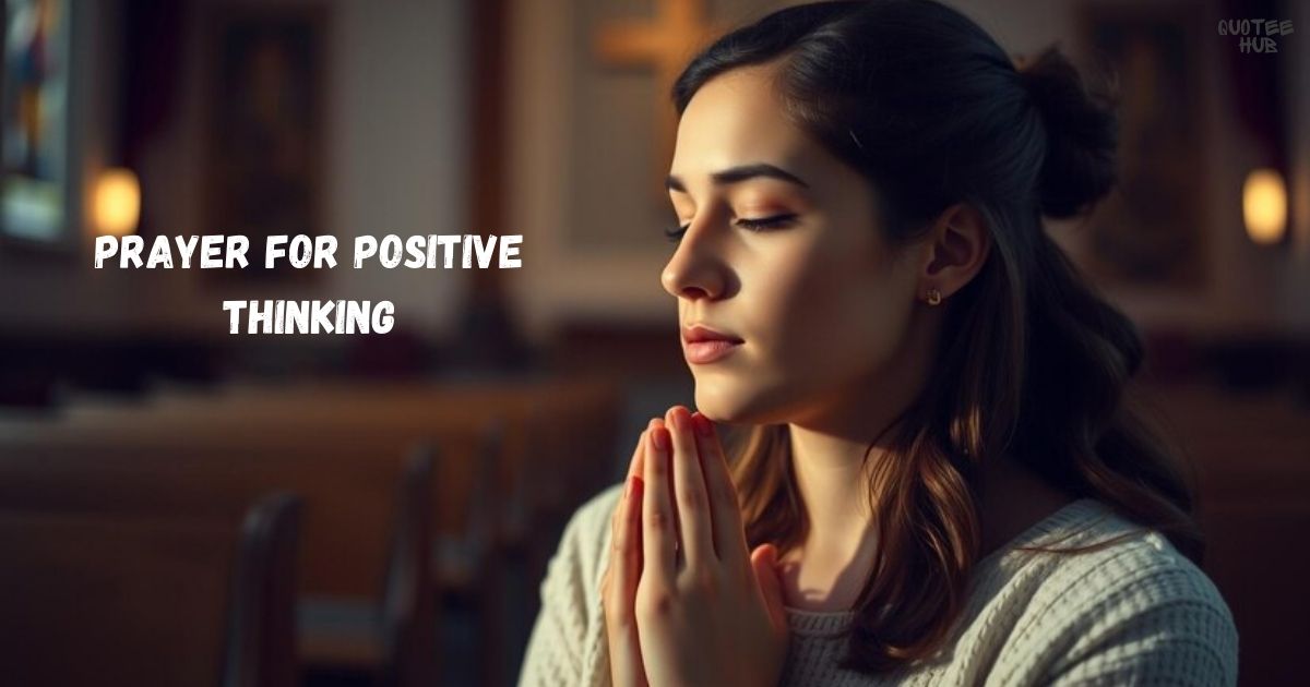 Prayer for Positive Thinking