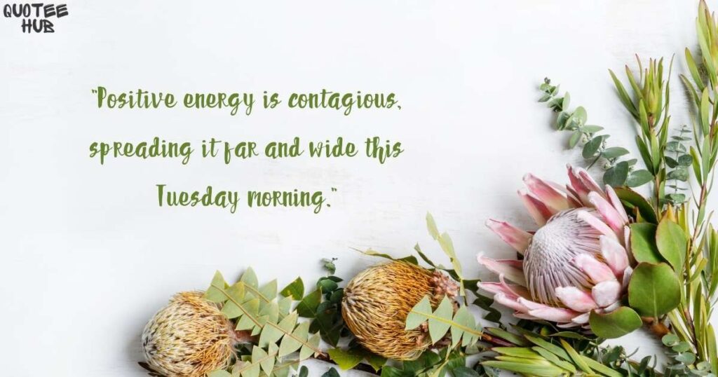 Positive Energy Tuesday Quotes