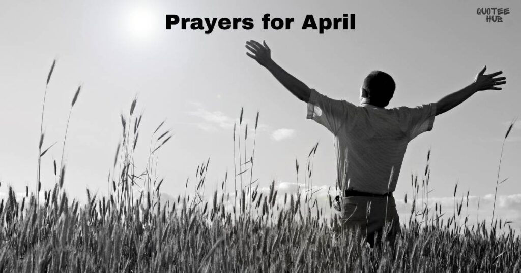 Prayers for April 