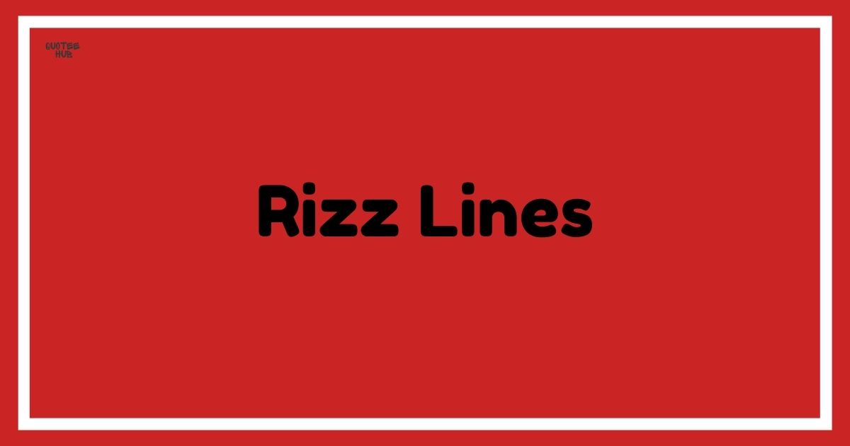 Rizz Lines