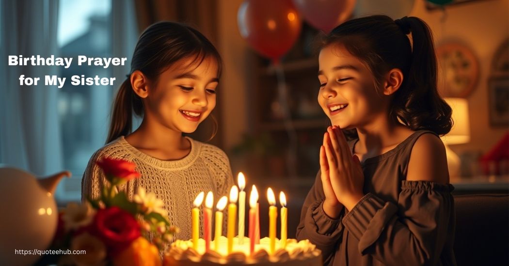 Birthday Prayer for My Sister