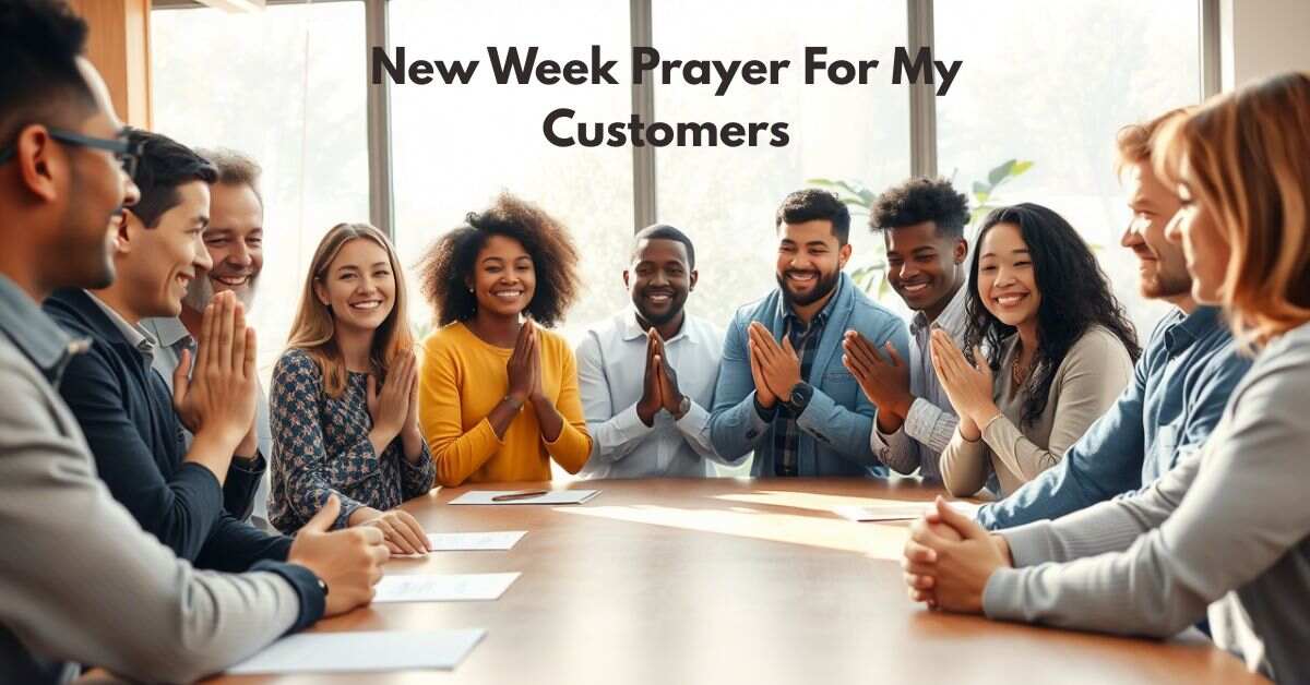 New Week Prayer For My Customers